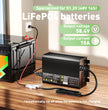 NOEIFEVO 58,4V 10A LiFePO4 batterilader for 51,2V(48V 16S) Golfbil/Trollemotorer/campingvogner Batteri