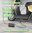 NOEIFEVO 58.8V 1A-15A Strøm Justerbar Batterilader for 51.8V 52V 14S Lithium Li-ion Lipo Batteri, Ebike Scooter Elektrisk Motorsykkellader