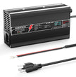 NOEIFEVO 37,8V 10A litiumbatterilader for 33,3V 9S Li-ion Lipo-batteri, automatisk avskjæring, aluminiumshus, LCD-skjerm