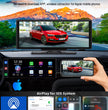 Wireless Carplay Screen for Car with 4K Dash Cam, 10.26